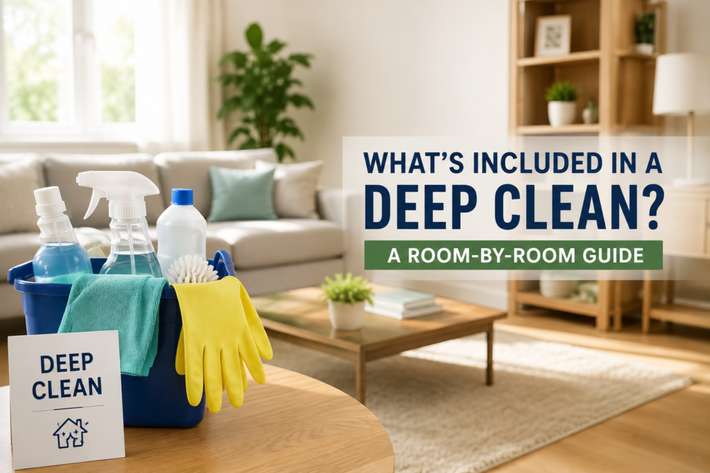 What’s Included in a Deep Clean? A Room-by-Room Guide
