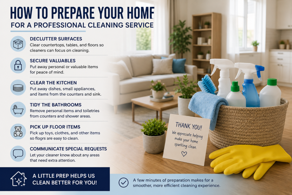 How to Prepare Your Home for a Professional Cleaning Service